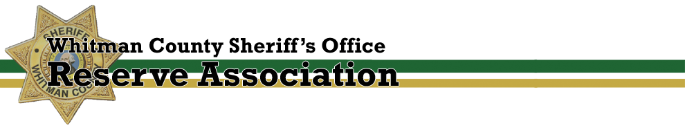 Whitman County Sheriff's Office Reserve Association Logo